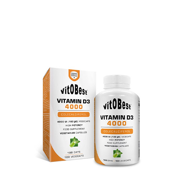 Vitamin D3 4000 100 Caps VITOBEST® Canary Sport